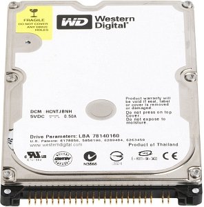 WD800BEVE Western Digital 80GB 5400RPM ATA 100 2.5 inch HDD