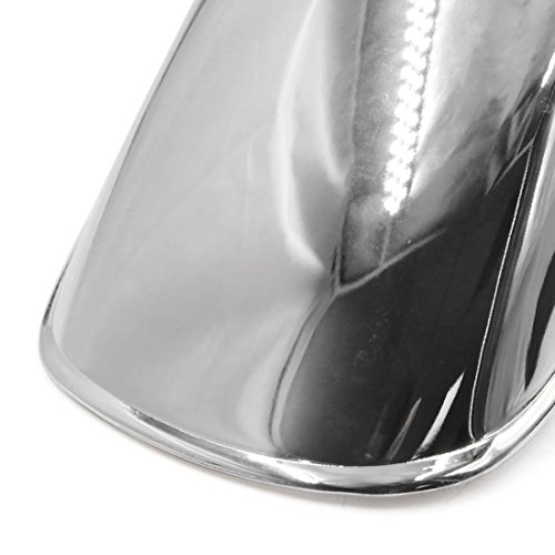 uxcell Chrome Plating Scooter Motorcycle Front Fender Mud Flap Mudguard for GN125 - Thumbnail 4
