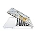 ICE FROG Slim Rubberized Plastic Hard Matte Frosted Case with Soft TPU Keyboard Skin and HD Screen Protecor for Macbook Pro 15