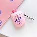 Gift-Hero Pink Gel Bottle Cartoon Case for Airpods, Funny Cute Cool Design for Girls Boys Kids Teens, Accessories Carabiner Protective Fun Fashion Character Skin Soft Silicone Cover for Air pods 2/1