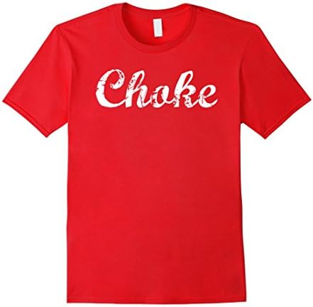 Mens Choke t-shirt Large Red
