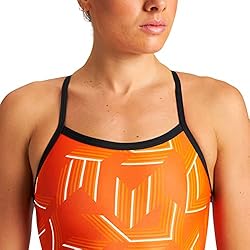 ARENA Puzzled Light Drop Back Women's One Piece