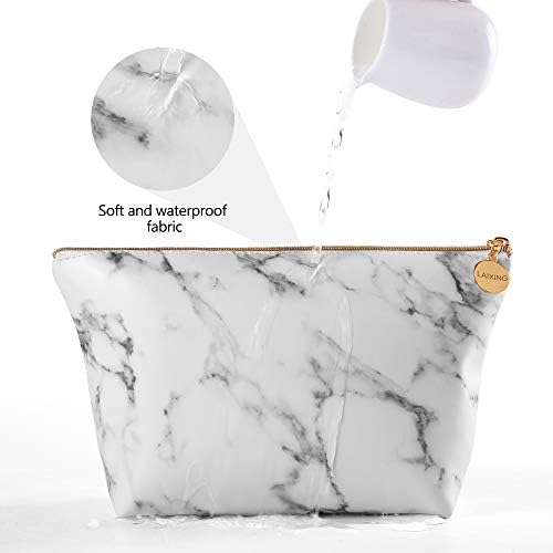 Marble Makeup Bag,Portable Cosmetic Bag Travel Tolietry Bag Large Makeup Pouch Waterproof Organizer Bag for Women Girls 5 Marble Makeup Bag,Portable Cosmetic Bag Travel Tolietry Bag Large Makeup Pouch Waterproof Organizer Bag for Women Girls