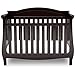 Delta Children Lancaster 4-in-1 Convertible Baby Crib, Dark Chocolate