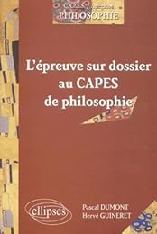 L' épreuve sur dossier au CAPES de philosophie