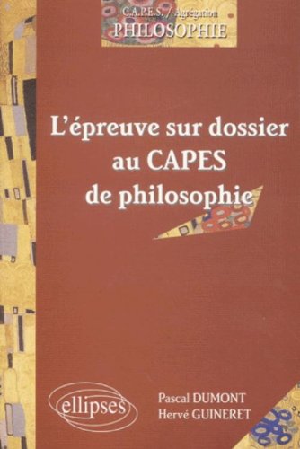 L' épreuve sur dossier au CAPES de philosophie