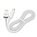 PLAY X STORE Flat Cable With OTG.Date And Charge.Durable And Avoid Twisting TPE Material.Standsrd 3 FT.For Android.White.