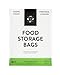 Formaticum Food Storage Bags - keeps all food fresher longer. Preserve Produce, Fruits, Vegetables, Meat, Cheese, Seafood and Baked Goods (1 pack, 10 bags)