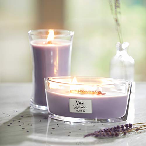 Woodwick Ellipse Scented Candle, Lavender Spa, 16oz Up to 50 Hours Burn Time Pricepulse