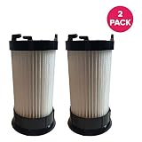 Crucial Vacuum Replacement Vacuum Filter - Compatible with Eureka Part # DCF-4, DCF4, DCF-18, DCF18 - Models 4704BLM, 4702A, 4704BLU, 4704FRD, 4704LMP, 4704LTA 4704ONG, 4704PNK, 4704PUR (2 Pack)