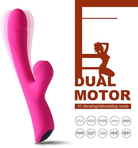 Clǐt-or-al Sucking Vǐb-Rat-or, G Spot 10 Frequencies and 3 Speeds Vǐbr-ATO-rs & Nipple Stim-ula-tor with Suction Handheld Personal for Back,Leg Workout, Cordless