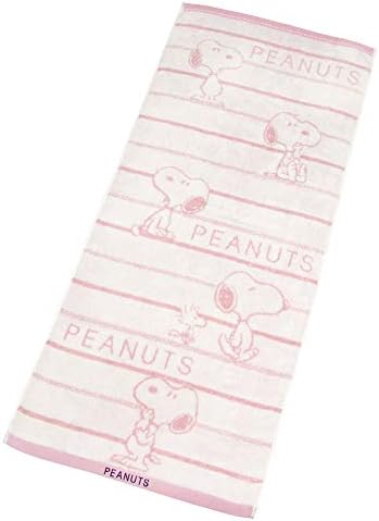 西川 リビング スヌーピー ミニ バスタオル 干しやすい コンパクトサイズ Ag抗菌加工 ふんわり 柔らか 無撚糸 ジャカード織 Sp3497 パープル 45 100cm