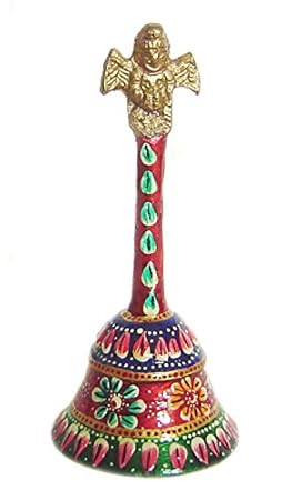 Rastogi Handicrafts Brass Bell (Yellow)