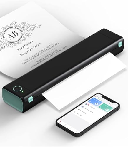 Phomemo M08F Thermodrucker A4 | Mobiler Drucker A4 für Unterwegs