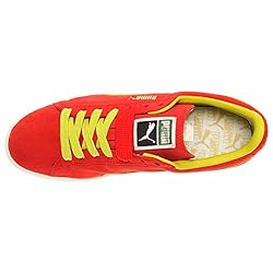 PUMA Suede Classic Sneaker,Flame Scarlet/Sulphur