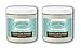 Living Clay Detox Clay Powder (Pack of 2) with Natural Calcium Bentonite, for Detoxing and Deep Cleansing via Baths, Facials and Full Body Wraps, 8 oz