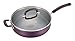 T-fal B13182 Color Luxe Hard Titanium Nonstick Thermo-Spot Dishwasher Safe PFOA Free Saute Pan Jumbo Cooker Cookware, 5-Quart, Purple