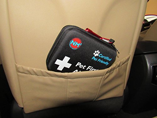 Pet First Aid Kit for Dogs & Cats | 45 Piece First Aid Bag for Pets, Animals | Perfect for Travel Emergencies with Pet First Aid Guide Book and Instructions | Certified Pet Friendly | FDA Approved