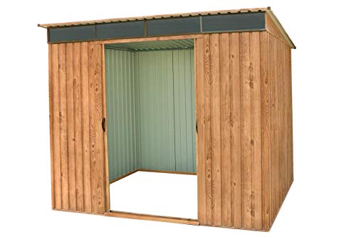 Duramax 50345 8 x 6 Ft Pultdach Skylight Schuppen – Holzmaserung – Bild 6