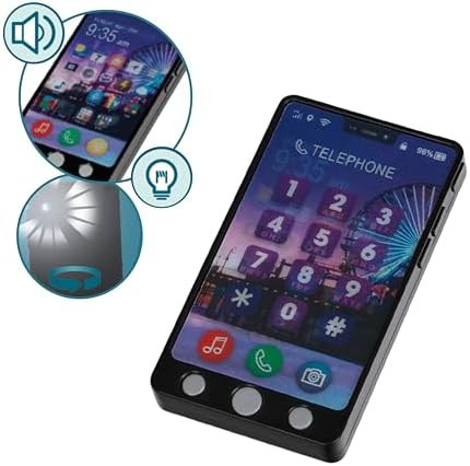 7274 Terminal de paiement et téléphone Portable pour Enfants, avec lumière, Son et Fonction de paiement sans Contact, Jouet pour Enfants à partir de 3 Ans