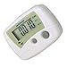 White Distance Pedometer Calorie Counter Walk Fitness Idea For Keeping Fit
