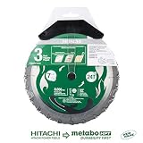 Hitachi 115430 7-1/4" Circular Saw Blades, 3-Pack, 24T Framing/Ripping VPR Blades, High Performance Micro Grain Tungsten Carbide, 5/8" Diamond Arbor