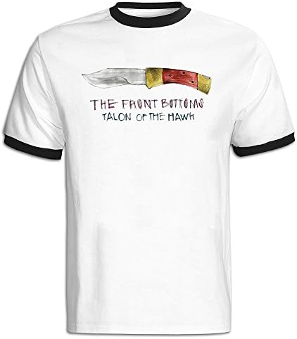 Fashion Mens Front Bottoms Talon Of The Hawk Cotton T Shirt Medium Black