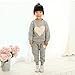CANIS Kids Girls Baby Toddler Tracksuit Outfit Heart Pullover Long Sleeve Top Sweatshirt Pants