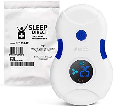 Sleep8 CPAP Cleaner + 12-Pack Dreamstation Sleep Direct CPAP filters