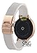 SnuG watchbands Women's Moto 360 16mm Replacement Watch Band for 2nd Gen Moto360 Quick Release with Rose Gold Deployment Buckle (White with Rose Gold Buckle)