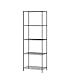 Homebi 5-Tier Wire Shelving 5 Shelves Unit Metal Storage Rack Durable Organizer Perfect for Pantry Closet Kitchen Laundry Organization in Black,21"Wx14"Dx61"H primary