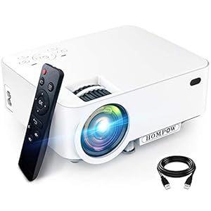 HOMPOW Projector, Native 1080P Full HD Bluetooth Projector with Speaker, 9500 Lumens Outdoor Portable Movie Mini…