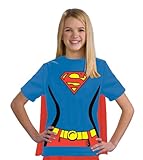 Justice League Child's Supergirl 100% Cotton T-Shirt - Medium