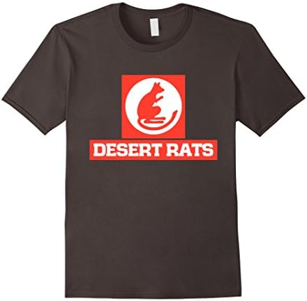 Mens Desert Rats British Army 7th Division T-Shirt 2XL Asphalt