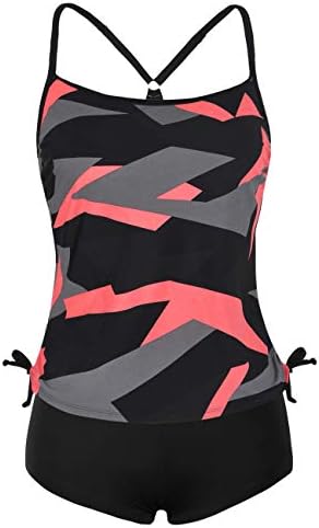 ninovino Women's Two Piece Swimsuits Tankini Top with Boyshorts Swimwear Set