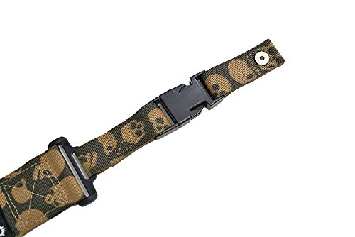 DiMarzio Cliplock Guitar Strap (Camo Skull)