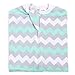 SleepingBaby Poly Zipadee-Zip Swaddle Transition Baby Swaddle Blanket with Zipper, Cozy Baby Sleep Sack Wrap (Medium 6-12 Months | 18-26 lbs, 29-33 inches | Chevron Mint)