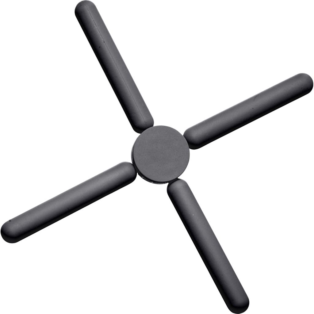 Westmark Foldable Trivet – practical trivet to put hot pots and bowls on, for camping or at home – Ø 22 cm silicone, PA