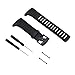 SENCATO Watch Bands Compatible with Suunto Core, Classic Soft Rubber Replacement Wrist Strap for Suunto Core Smart Watch（A/B Style Available Select） Black