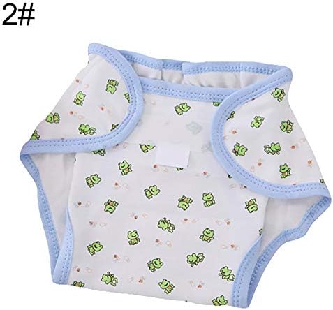CxIACom Infant Baby Diaper Cover Pants, Cute Cartoon Duck Frog Magic Tape Cotton Washable