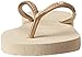 Havaianas Kid's Slim Flip Flop Sandals, Cyber Orange (Toddler/Little Kid), Sand Grey/Light Golden,27/28 BR (11-12 M US Little Kid)