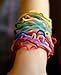 Fun Silly Assorted Shapes, Colors and Sizes Silicone Silly Bandz Rubber Band Bracelets Party Favors- 6 Packs with 24 Bands in Each Pack (144 Wristbands Total)