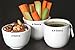Restaurant Cameo Ceramic Teacups with Scraper, White Ivory (6 Pack, 4.5 Ounce)