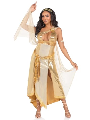 Leg Avenue womens 3 Pc Golden GoddessHalloween Costume