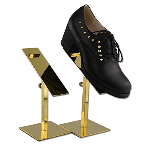 IML Gold Stainless Steel Adjustable Shoe Display Stand Holder Pricepulse