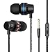 Wired Earbuds, GQY Metal Noise Cancelling Earphones, Comfortable In-ear Earbuds, Stereo Sound Sport Headsets, Headphones with Mic 3.5MM Jack for iPhone,iPad, Tablets,Smart phones