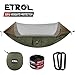 ETROL Upgraded 2 in 1 Large Camping Hammock with Net, Pop-Up Lightweight Portable Hanging Hammocks with Tree Straps, Swing Sleeping Hammock with Net for Outdoor, Hiking, Backpacking