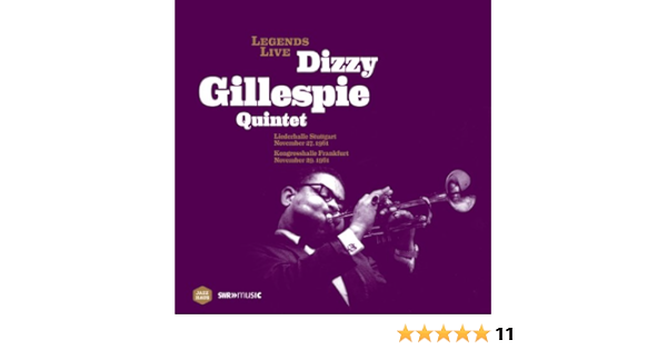 Ellington Ronell Gillespie Legends Live Dizzy Gillespie Quintet Amazon Com Music