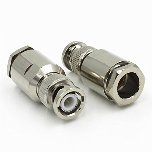 BNC Male Plug Clamp for RG8 RFC400 RG213 RG165 Cable RF Connector Quick USA Shipping