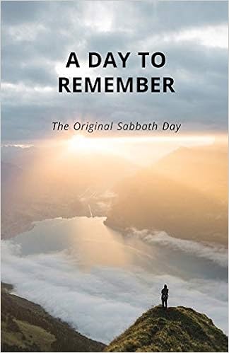 A Day To Remember The Original Sabbath Day Krueger Daniel Amazon Com Books